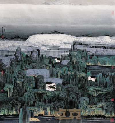 薛亮 2004年作 山川梦幻 镜心 97×90.5cm